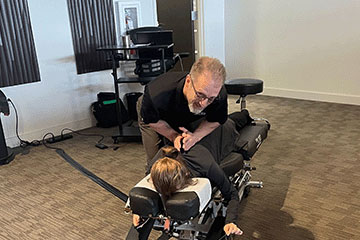 The Joint Chiropractic Cool Springs Patient Adjustment