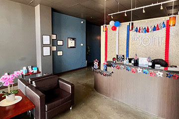 The Joint Chiropractic Meyerland Front Lobby