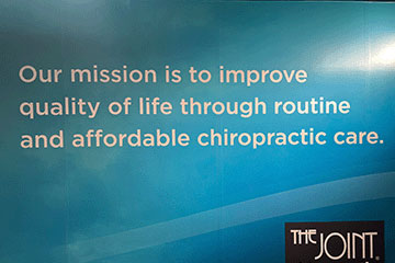The Joint Chiropractic Plantation Mission Statement