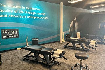 The Joint Chiropractic Firewheel Adjustment Bay