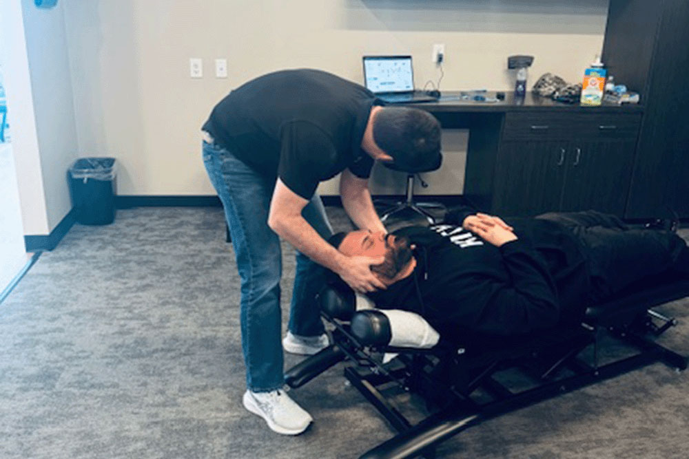 The Joint Chiropractic Clarksville IN Patient Adjustment