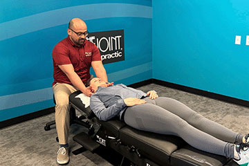 The Joint Chiropractic Alamo Heights Patient Adjustment 