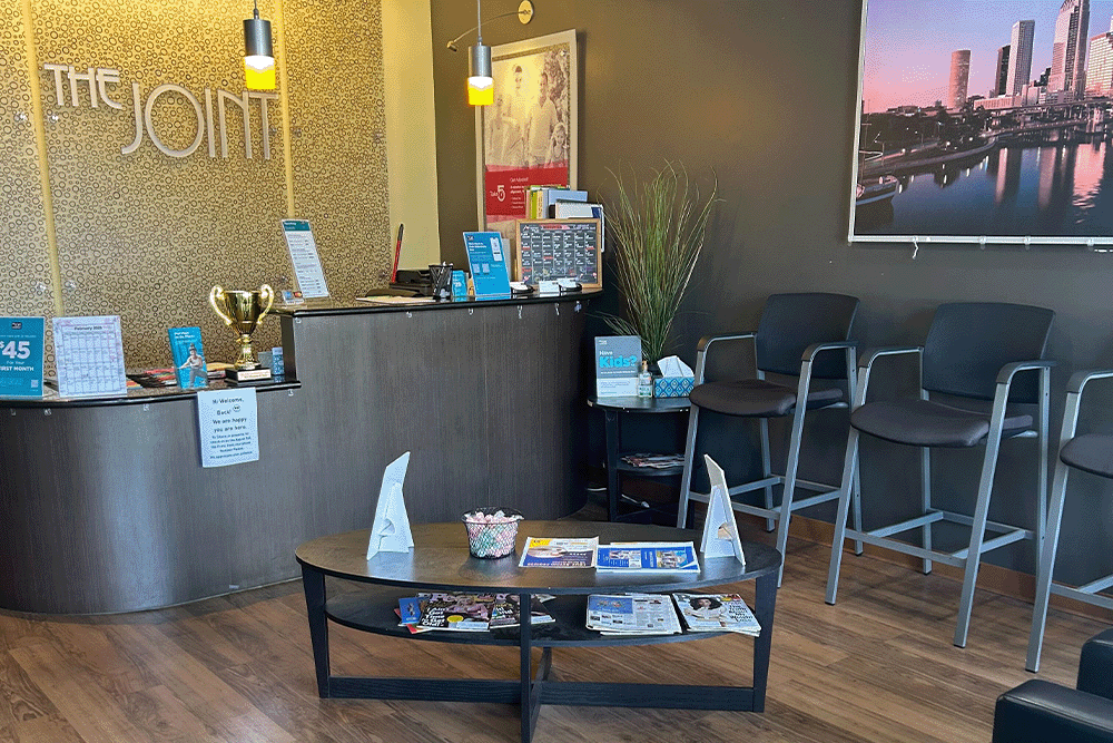 The Joint Chiropractic New Tampa Center Front Lobby