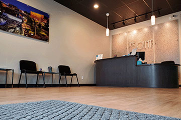 The Joint Chiropractic Cataldo Square Front Lobby