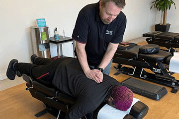 The Joint Chiropractic Downers Grove Patient Adjustment 
