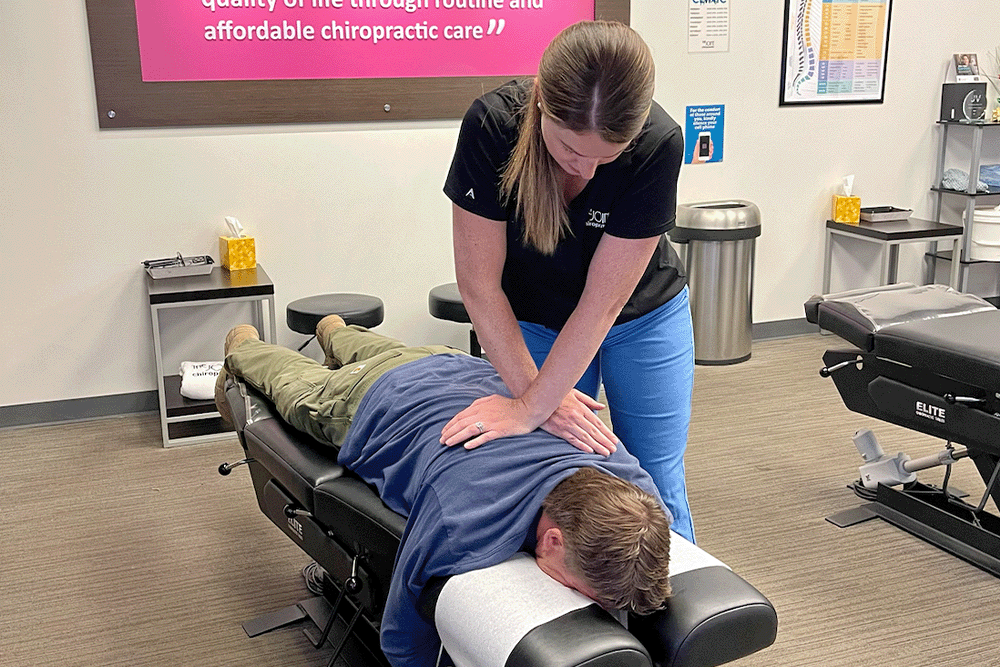 The Joint Chiropractic NW Reno Patinet Adjustment