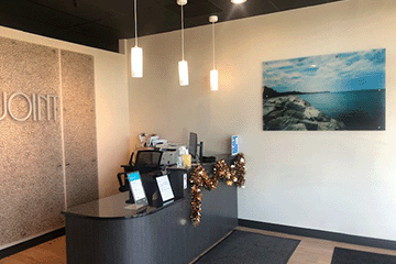 The Joint Chiropractic Oak Creek Front Lobby