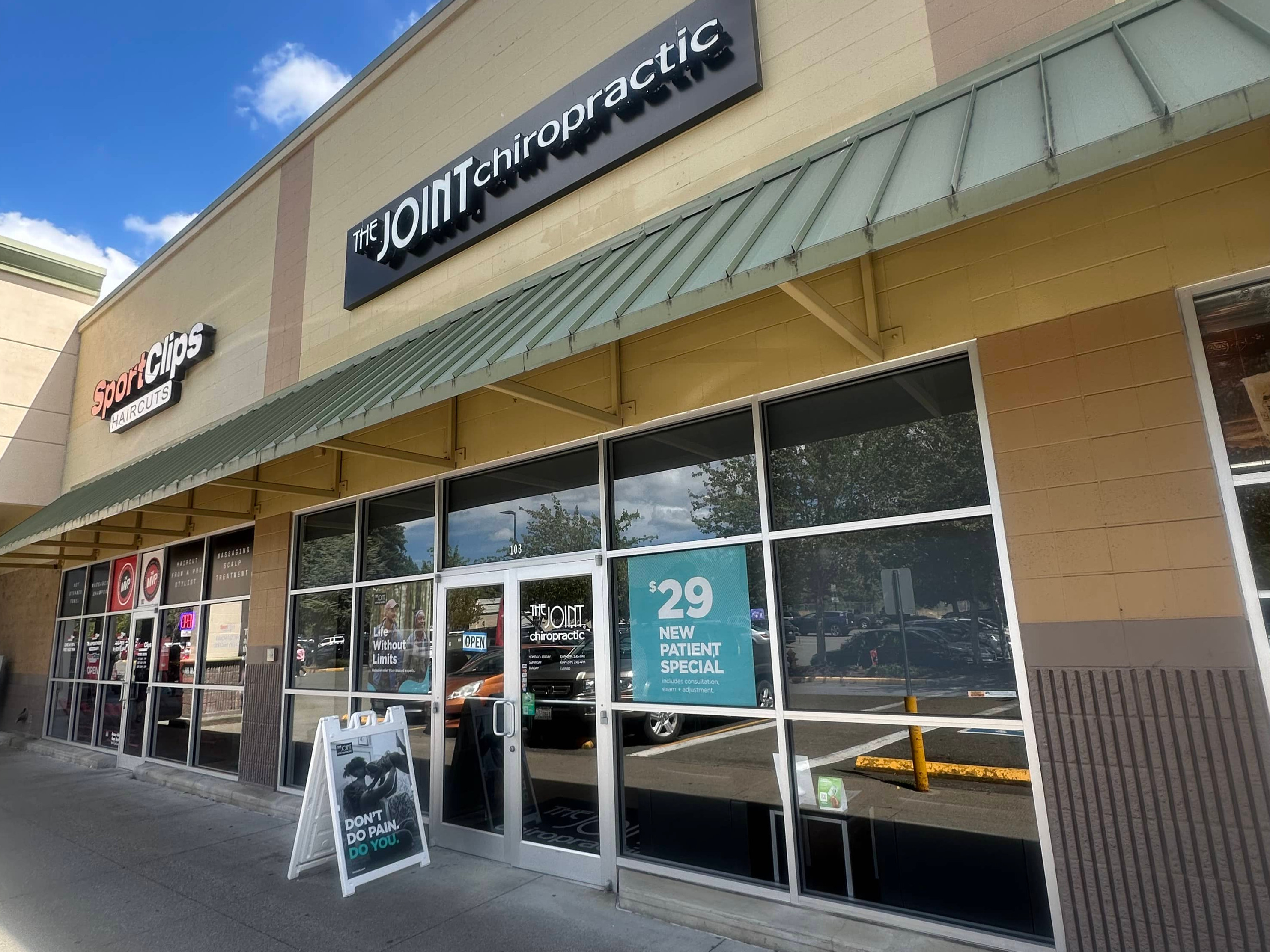 torefront of The Joint Chiropractic – Tumwater, a local chiropractor serving the Tumwater neighborho