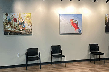 The Joint Chiropractic Collierville Adjustment Bay Waiting Area