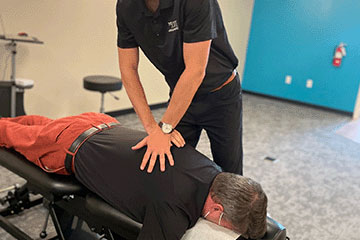 The Joint Chiropractic Overland Park Patient Adjustment