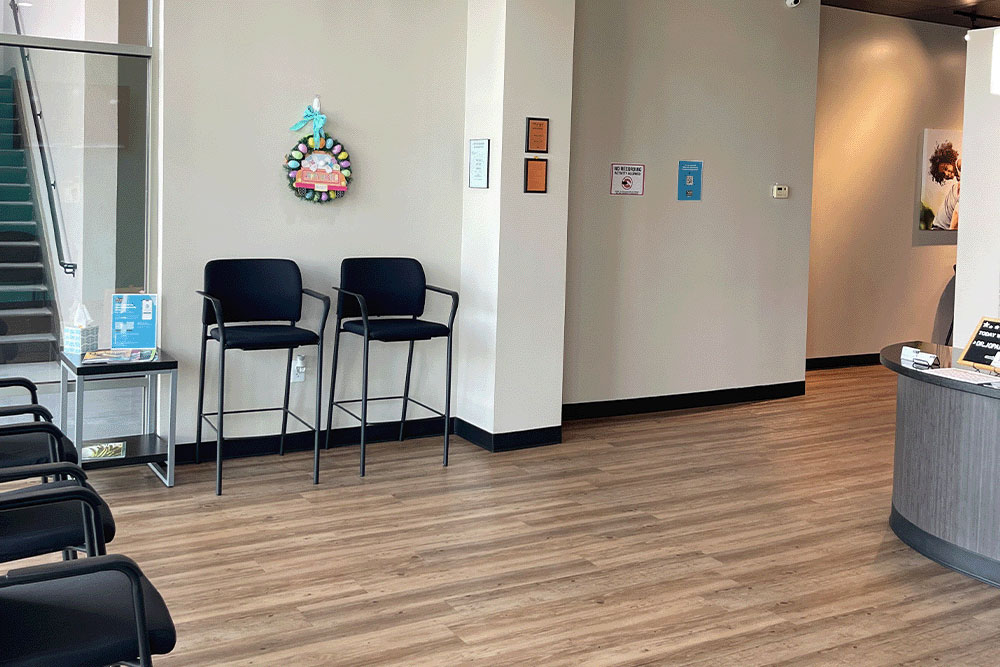 The Joint Chiropractic Meyerland Front Lobby