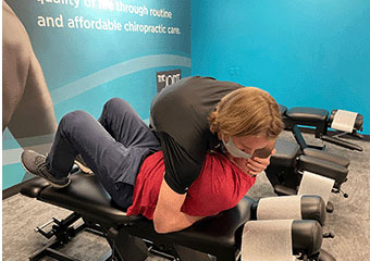 The Joint Chiropractic Thousand Oaks CA Patient Adjustment