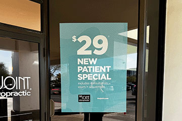 The Joint Chiropractic Paradise Village $29 New Patient Special