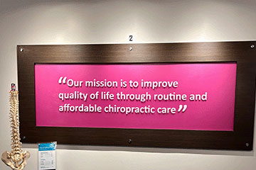 The Joint Chiropractic Northwoods Mission Statement: Our mission is to improve quality of life throu