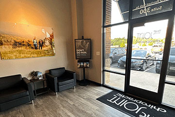The Joint Chiropractic Charlottesville Front Lobby
