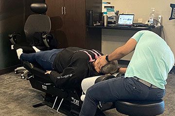 The Joint Chiropractic Glen Ellyn Patient Adjustment