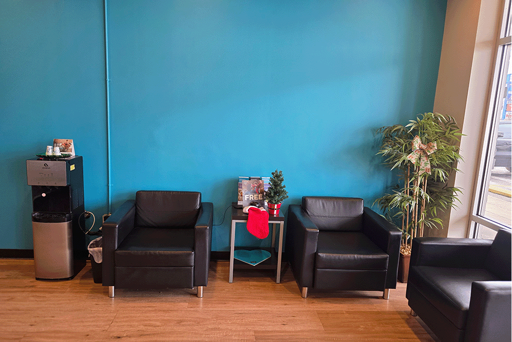 The Joint Chiropractic Hilliard Frony Lobby