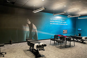 Adjustment bay at The Joint Chiropractic Thousand Oaks