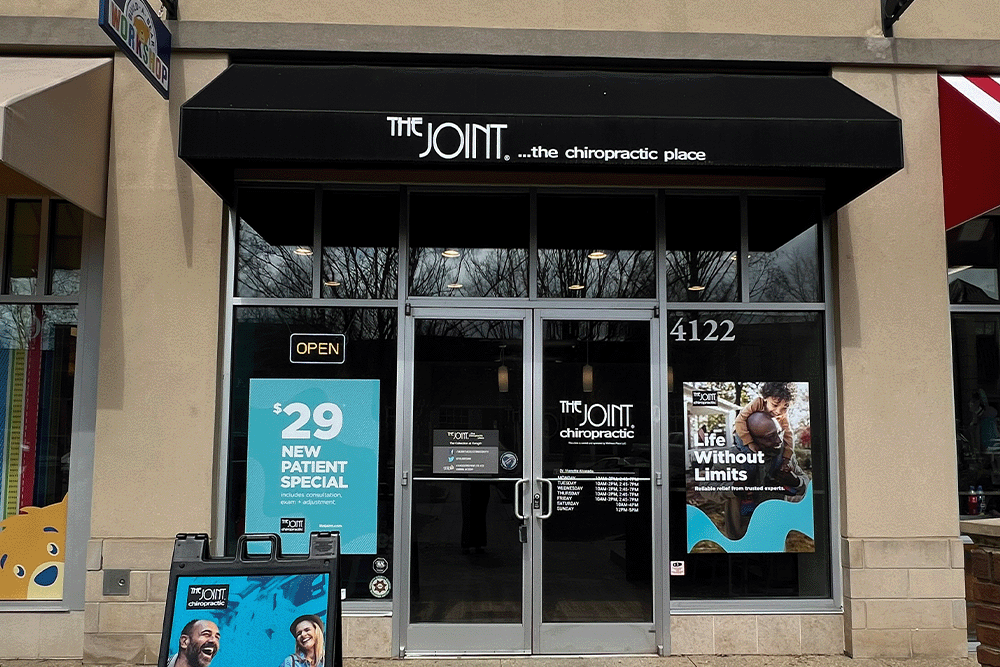 The Joint Chiropractic Collection at Forsyth Exterior