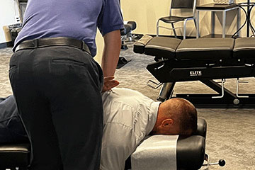 The Joint Chiropractic Nampa Patient Adjustment