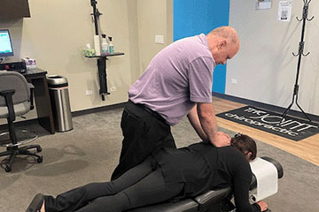 The Joint Chiropractic Shorewood Patient Adjustment