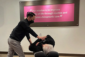 The Joint Chiropractic Shadow Creek Patient Adjustment
