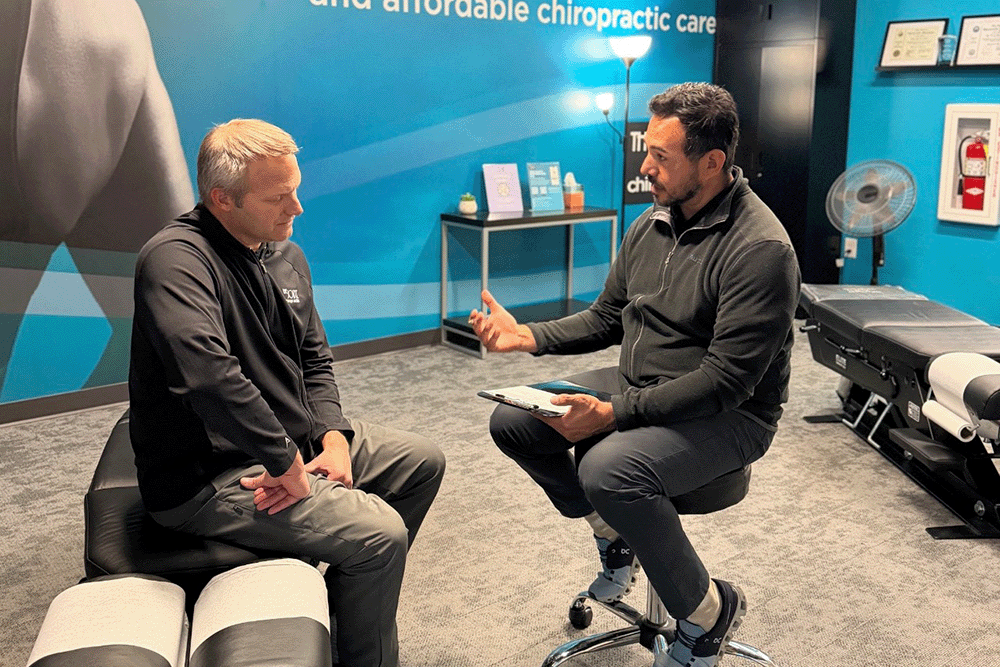 The Joint Chiropractic Caldwell Patient and Doctor