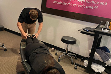 The Joint Chiropractic Park West Patient Adjustment