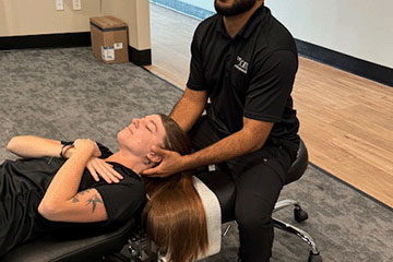 The Joint Chiropractic Town Park Patient Adjustment