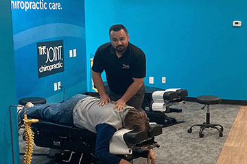 The Joint Chiropractic Christiansburg Patient Adjustment
