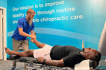 The Joint Chiropractic Round Rock Patient Adjustment